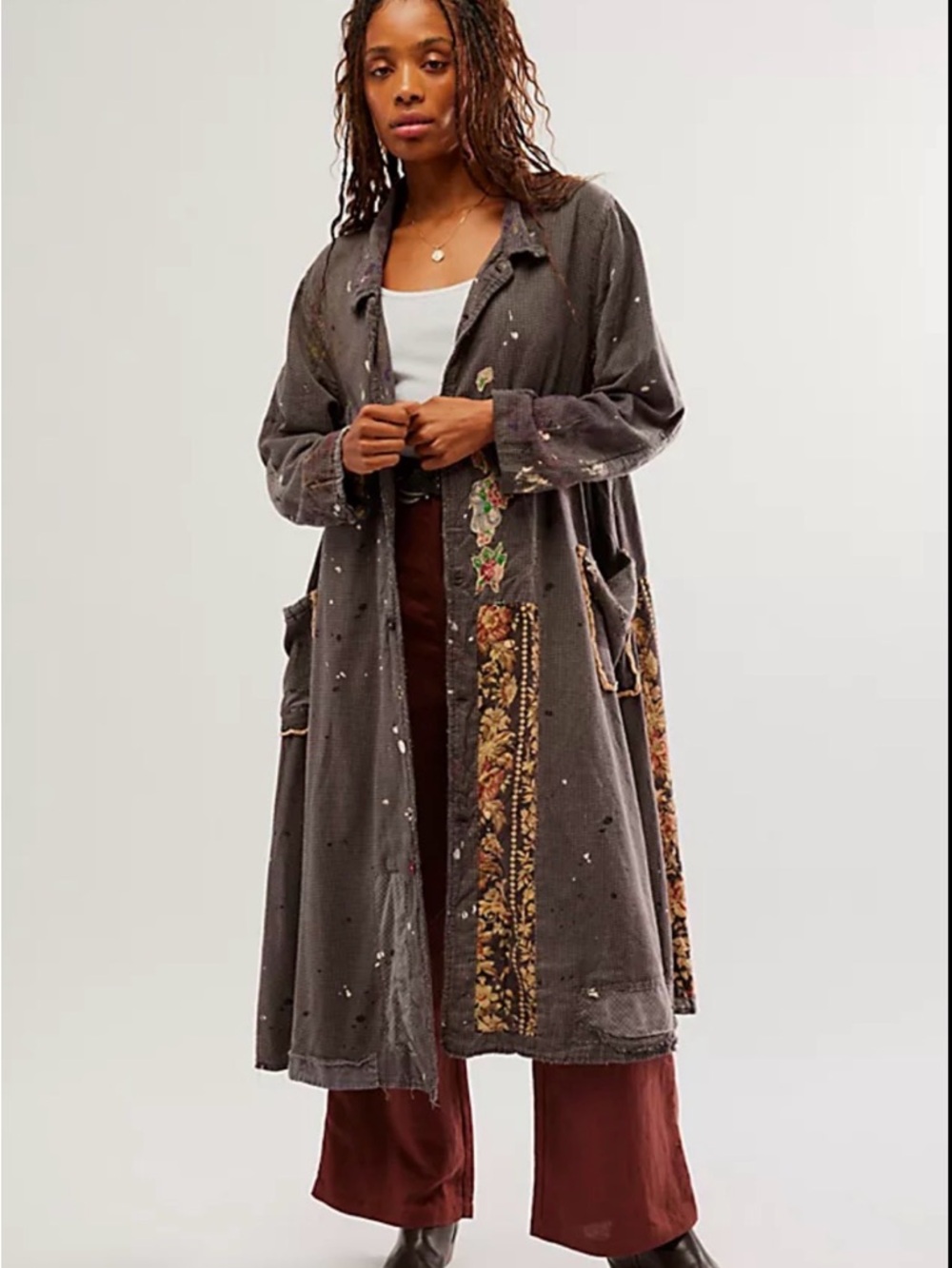 Magnolia Pearl Shambala  Patchwork Coat